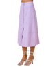 Jackie Zipper Midi Skirt