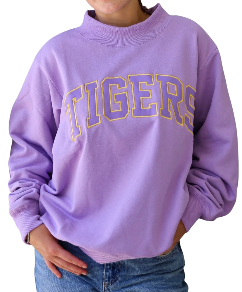 Lsu Tigers Varsity Mockneck Sweatshirt