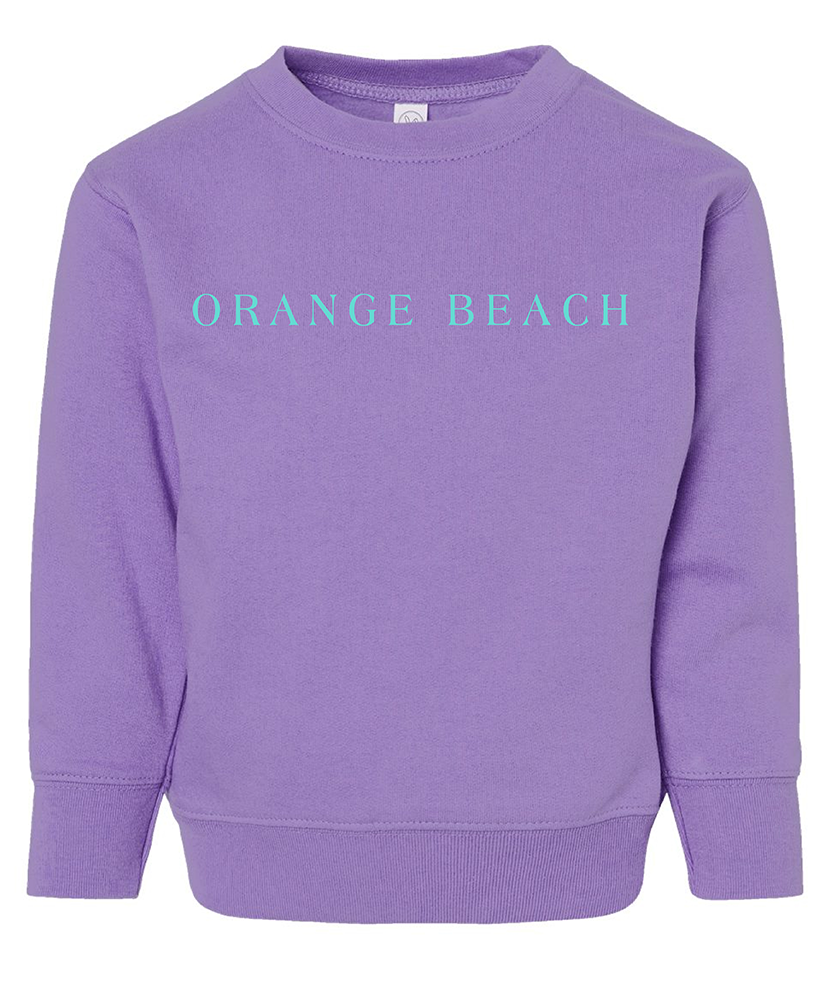 Orange Beach Toddler Crewneck