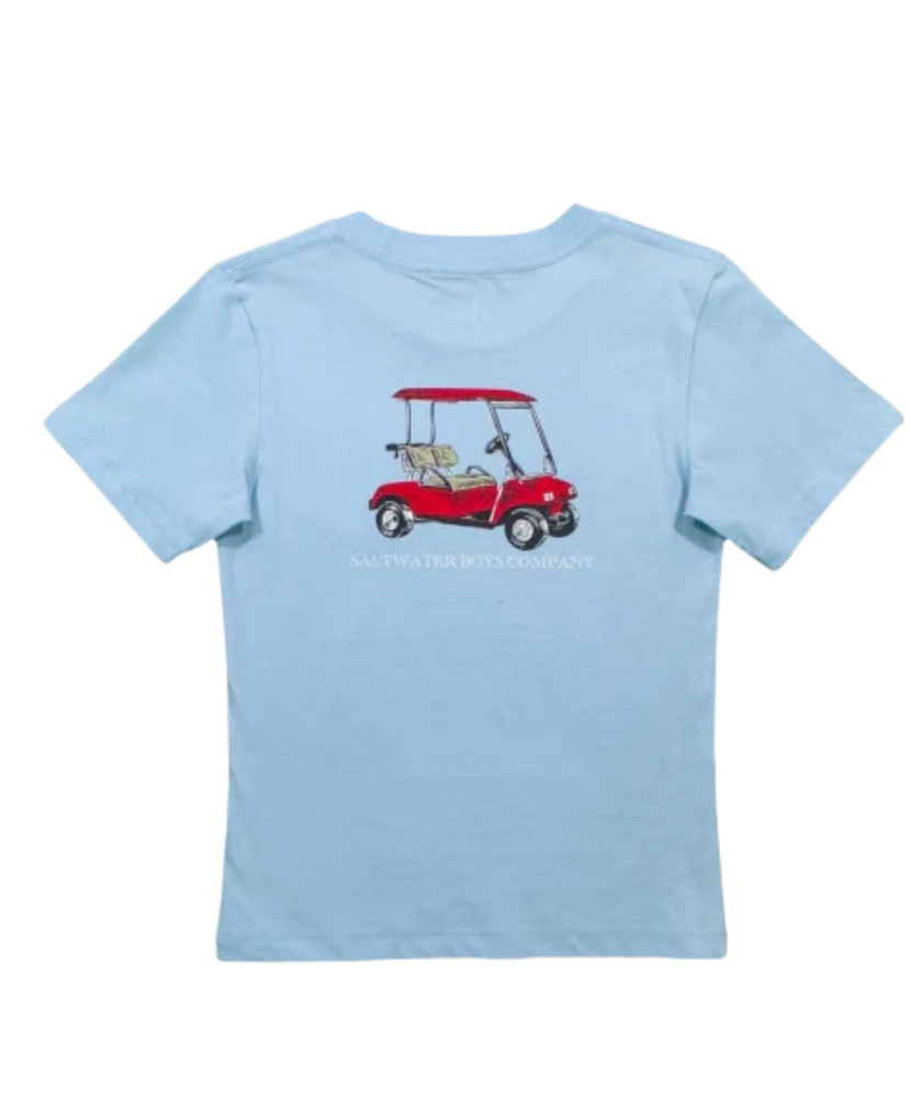 Saltwater Boys Company - Red Golfcart Graphic Tee