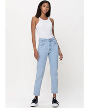Haute High Rise Slim Straight Jean