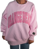 Lulu Mac - Orange Beach Stitch Crewneck