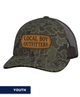 Local Boy - Youth Leather Crest Trucker Hat