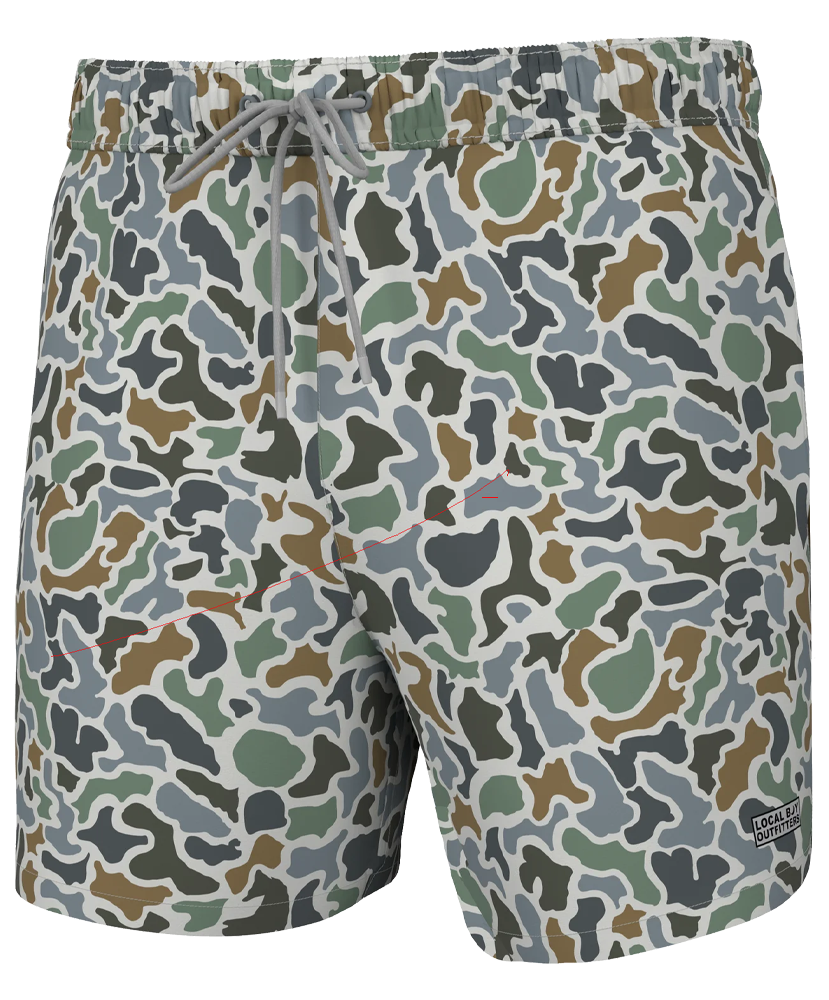 Local Boy - Camo Bayview Swim Trunk