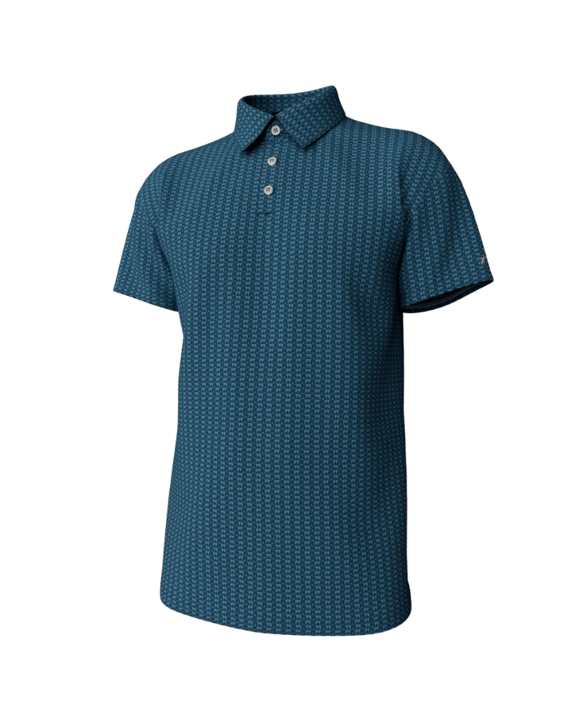 Southern Point - Heritage Print Greyton Performance Polo