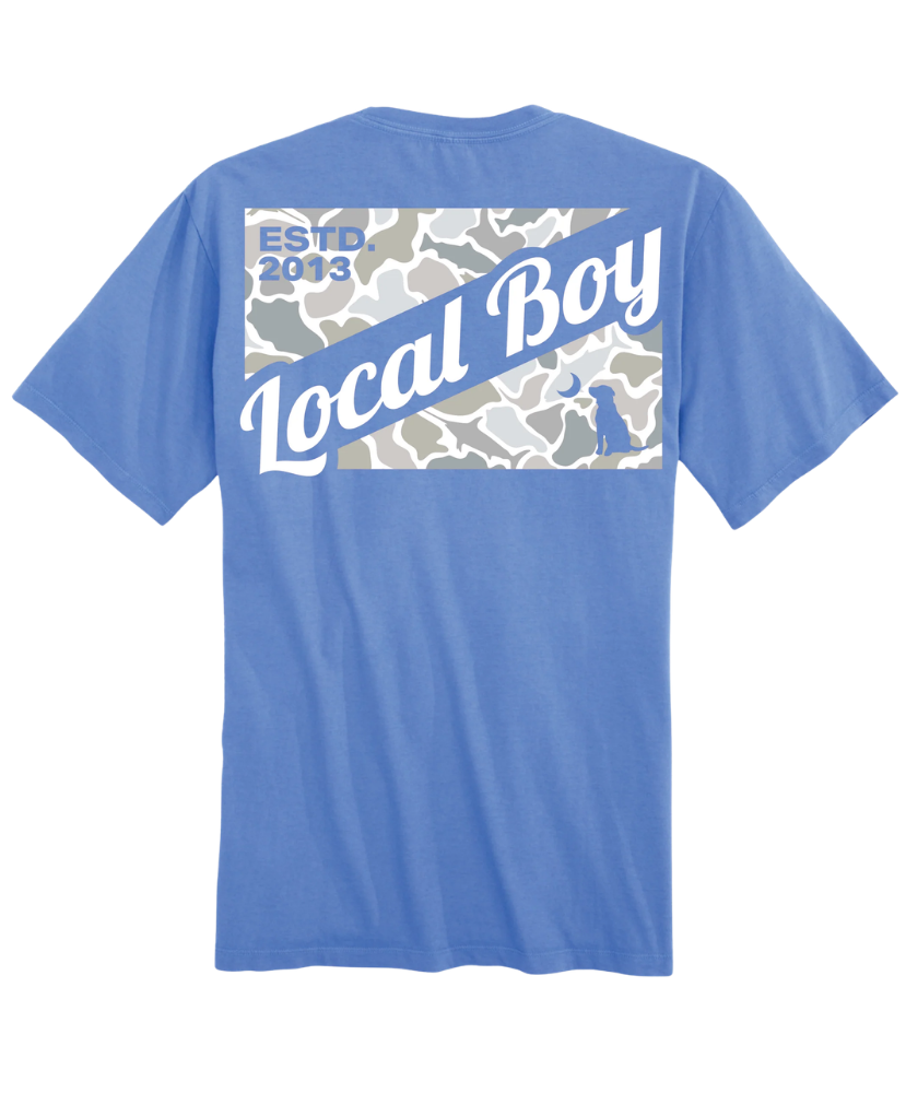 Local Boy - Camo Flag Saltwater Tee