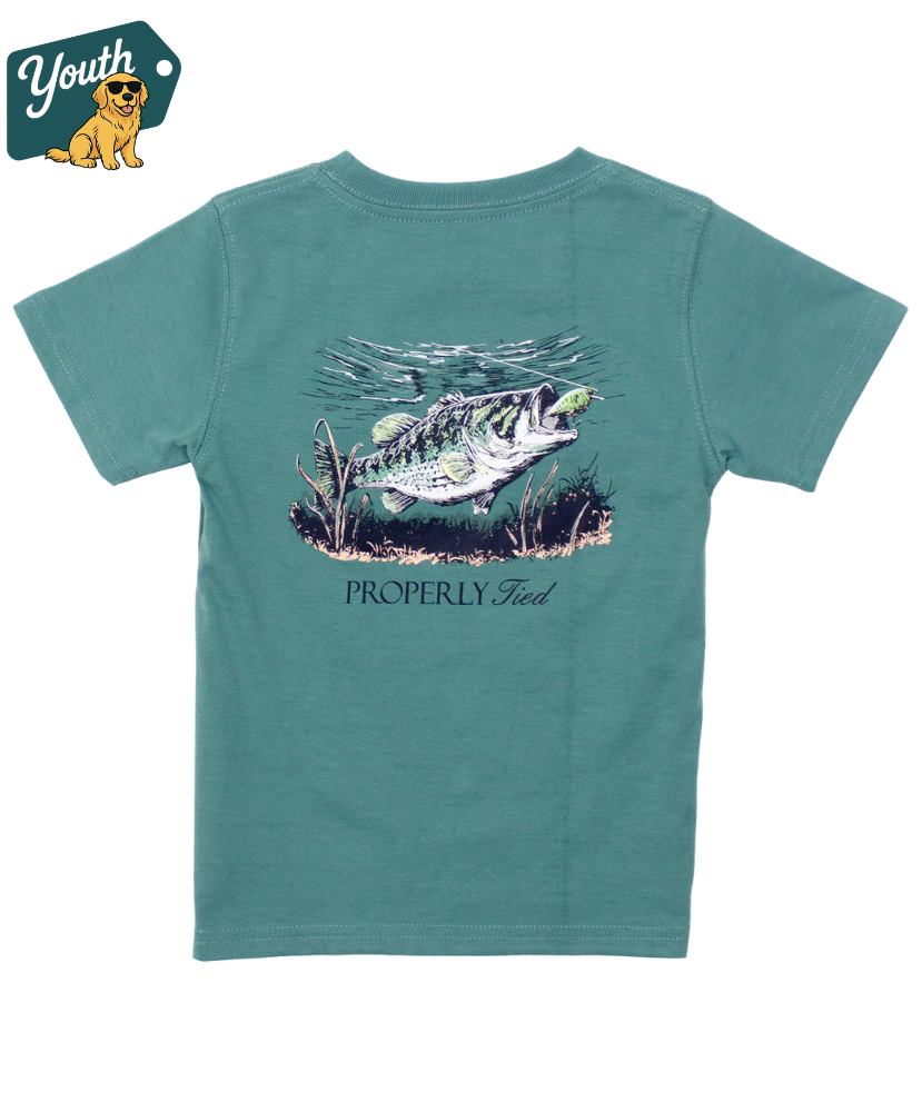 Properly Tied - Boys Set The Hook Tee