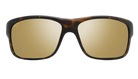 Maui Jim Sunglasses with tortoiseshell frame and goldpolarized  mirror lenses on a white background