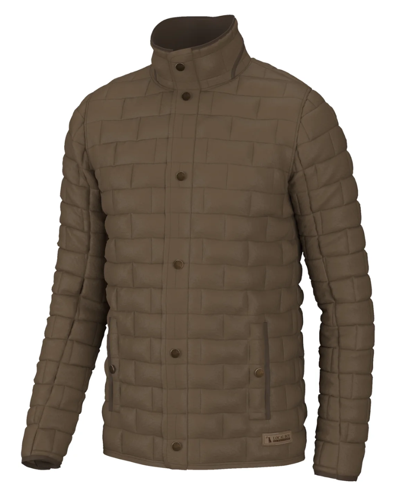 Local Boy - Brick Quilted Jacket