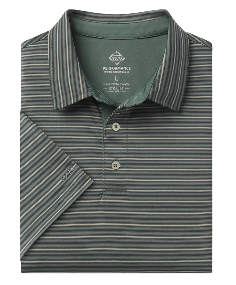 Southern Shirt Co - Riverbend Stripe Polo