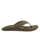 Brown sandal on a white background
