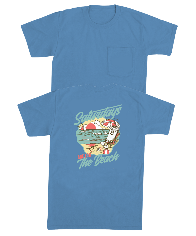Barstool Sports - Saturdays Are For The Beach Pocket Tee
