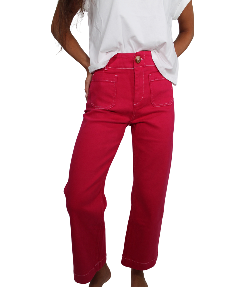 Hattie High Rise Wide Leg Jeans