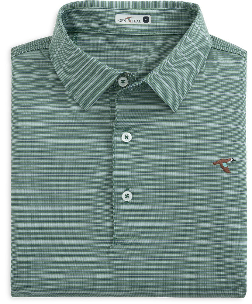 GenTeal - MultiHeather Performance Polo