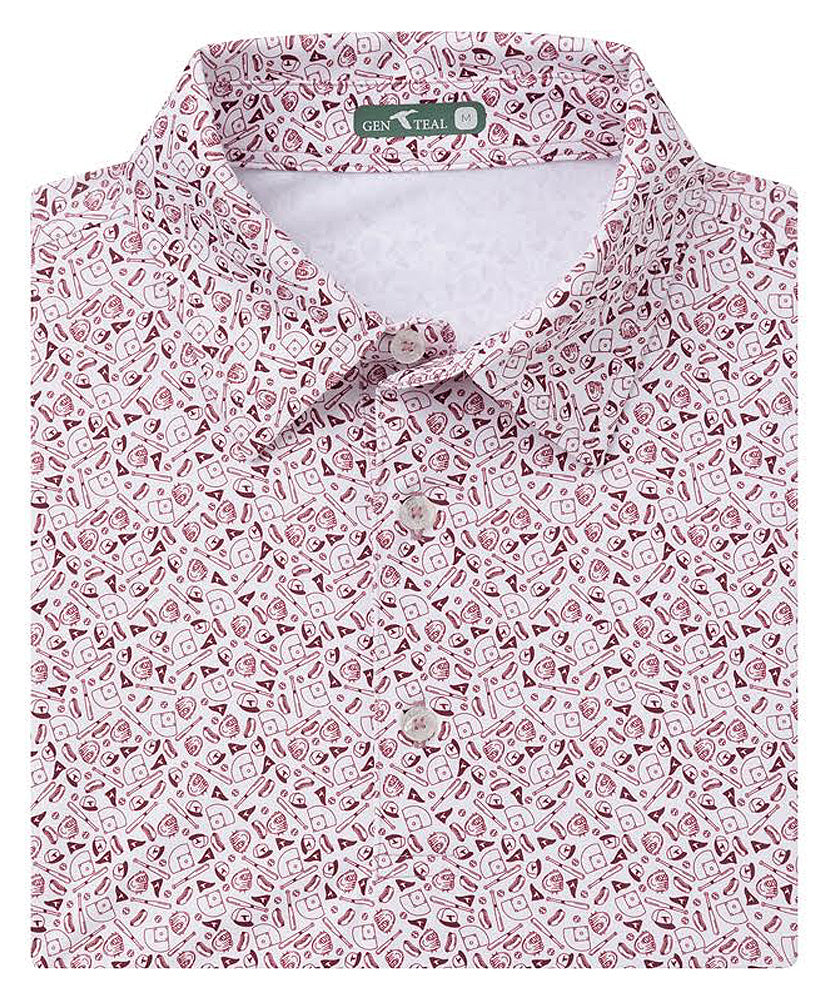 GenTeal - Ballpark Brrr Performance Polo
