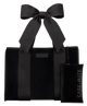 Case-Mate -  Midnight Black Bow Jelly Tote Bag