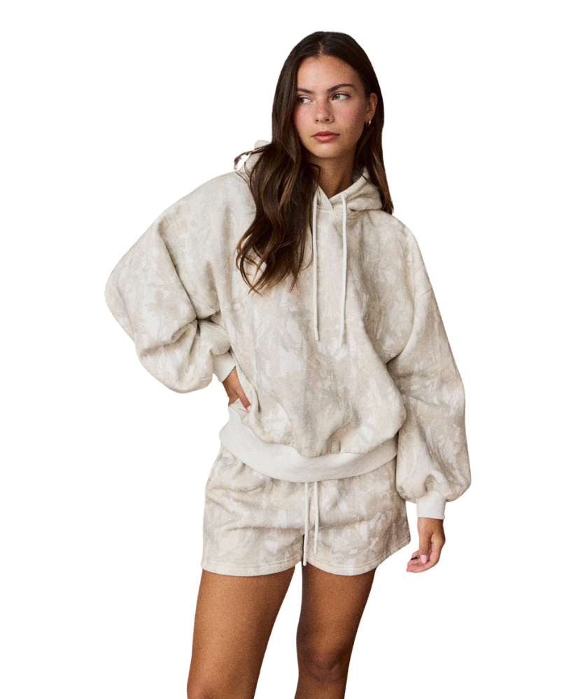 Woodland Camo Hoodie and Short Set