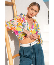 Resort Tropical Cropped Top