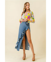 Resort Tropical Cropped Top