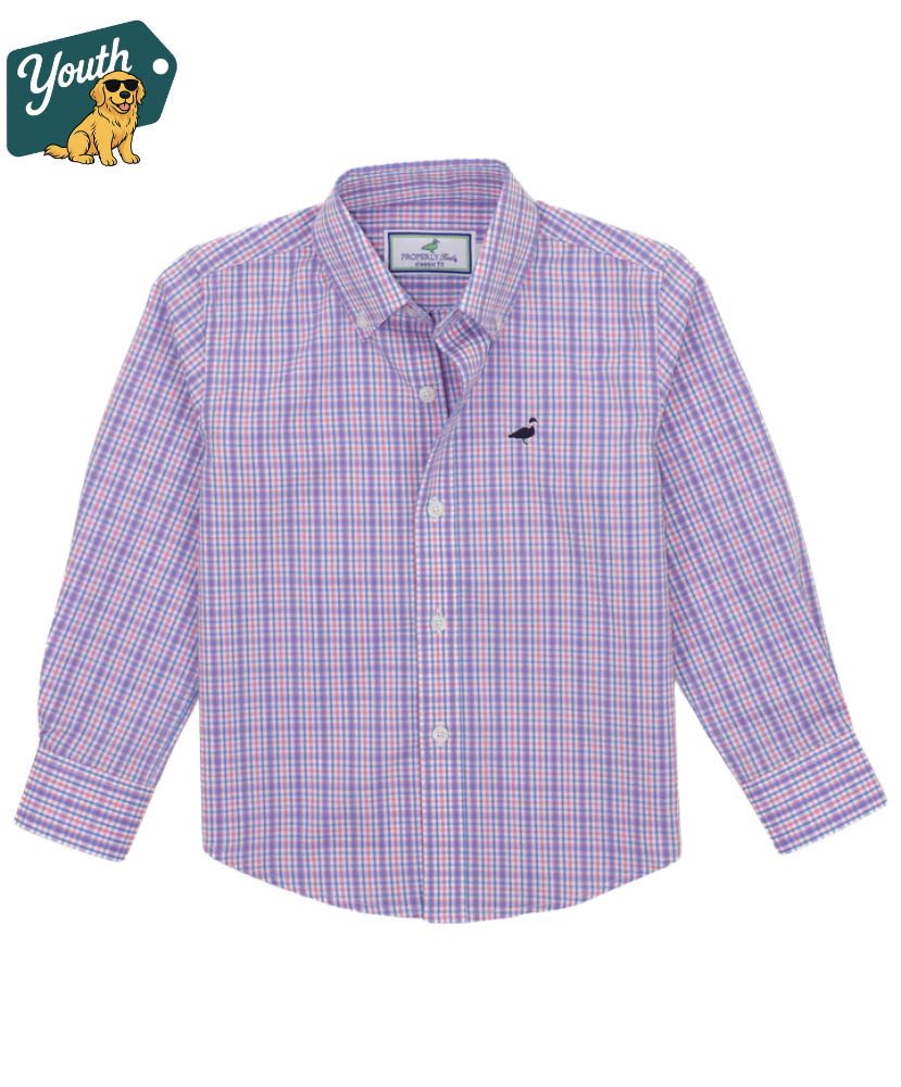 Properly Tied - Youth Seasonal Sportshirt LS