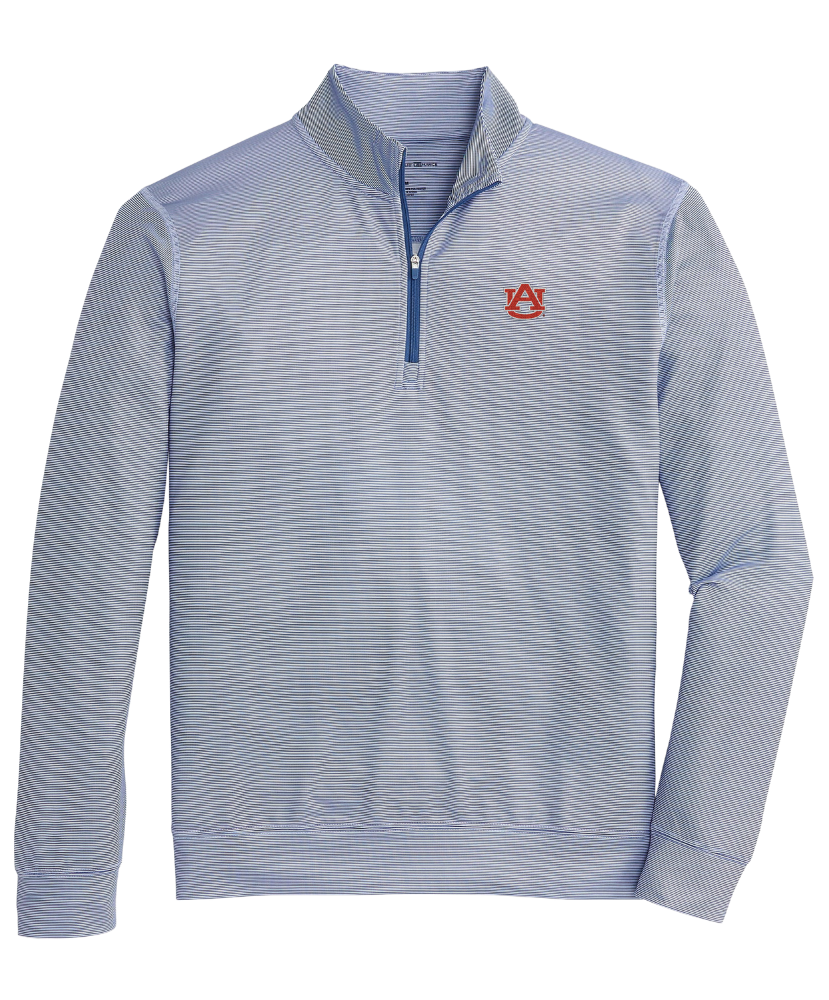 Onward Reserve - Auburn Hairline Stripe Printed Performance Half Zip