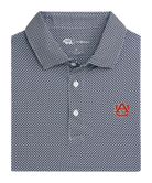 Navy print polo with Auburn Logo. Perfect for Game Day