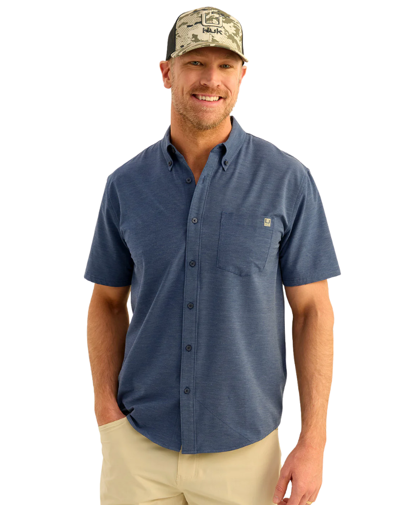 Huk - Kona Solid Button-Down SS