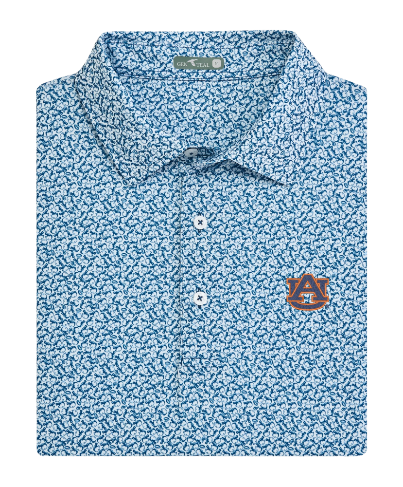 GenTeal - Auburn Helmet Havoc Performance Polo