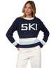 Roxy Round Neck Long Sleeve "Ski" Sweater