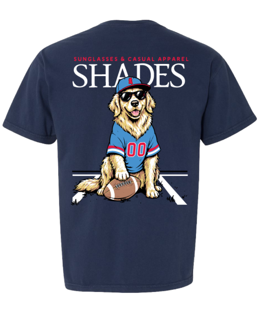 Shades - Ole Miss Pigskin Pup Tee