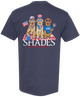 Shades - USA Goldens Pocket Tee