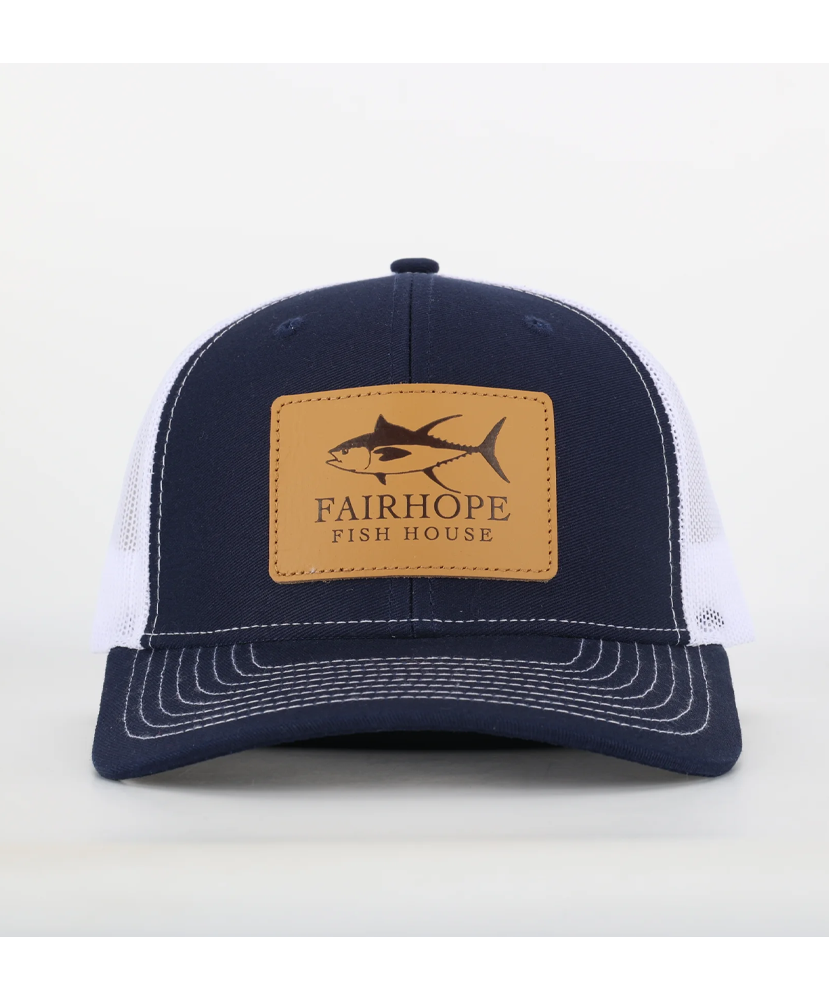 Fairhope Fish House - Tuna Leather Trucker Hat
