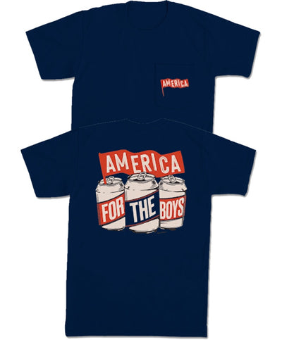 Barstool Sports - America For The Boys Pocket Tee