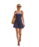 Lizzy Polka Dot Pleated Front Mini Dress