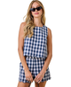 Courtney Sleeveless Gingham Top