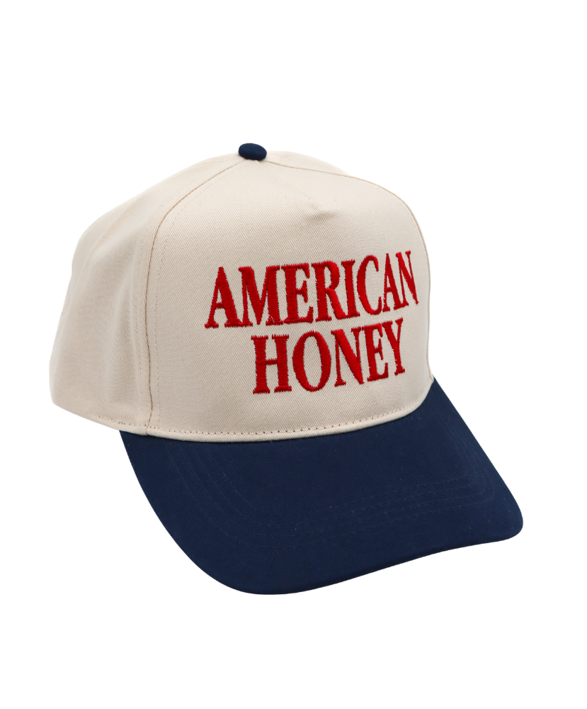 American Honey Two Tone Embroidered Trucker Hat
