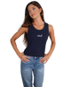 AUB Embroidered Ribbed Tank
