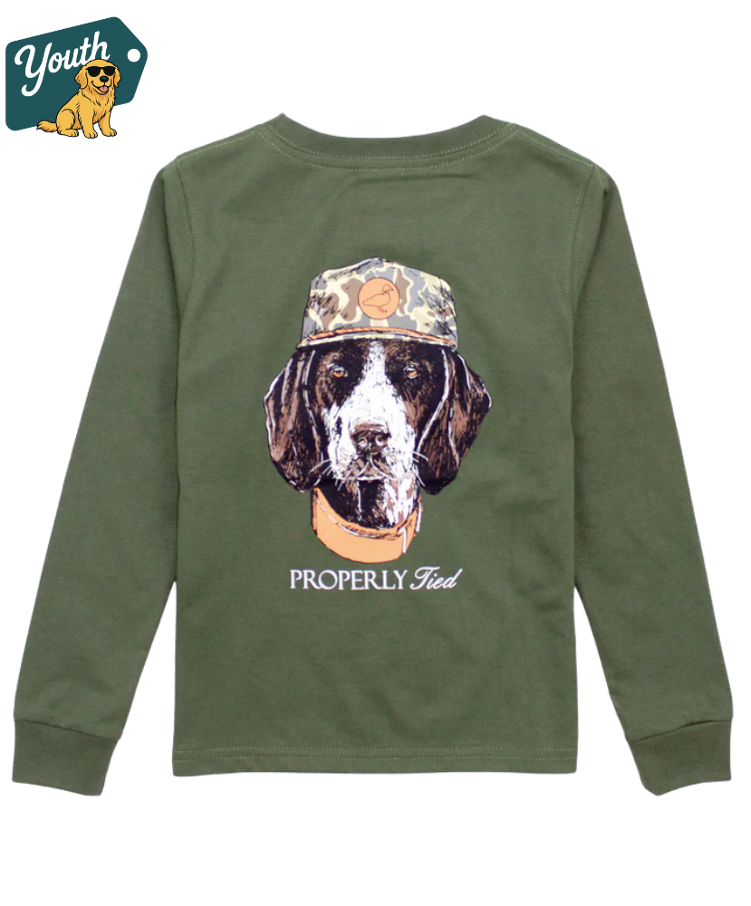 Properly Tied - Youth Man's Best Friend LS Tee