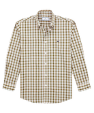 Plaid shirt on a white background
