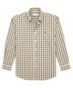 Plaid shirt on a white background