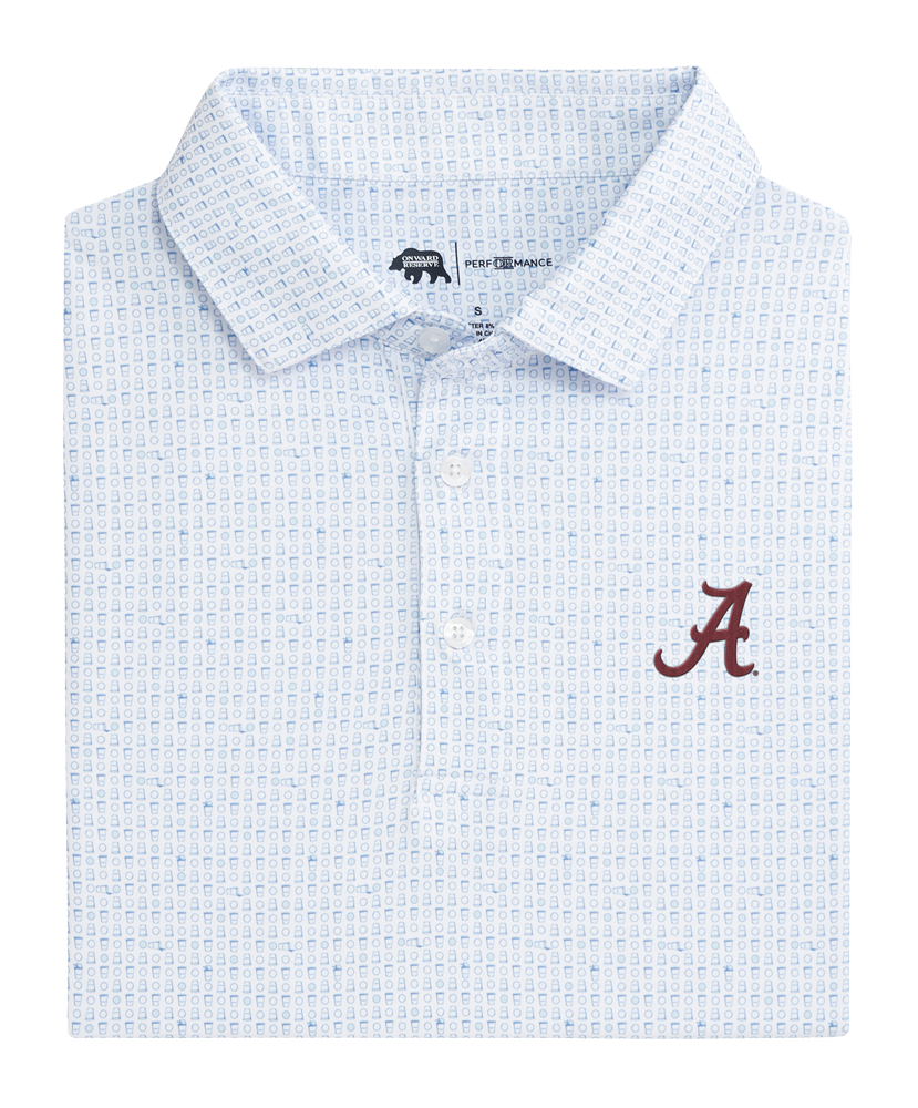 Onward Reserve - Alabama Tailgate Games Printed Performance Polo