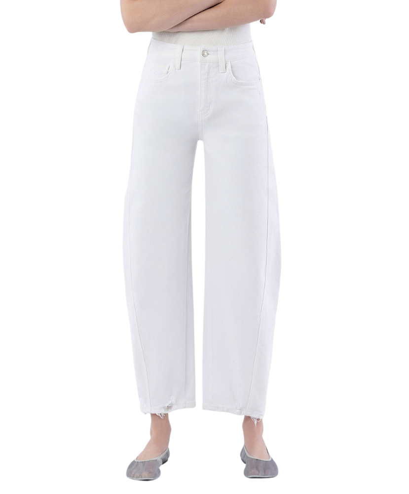 Lucy High Rise Barrel Jean