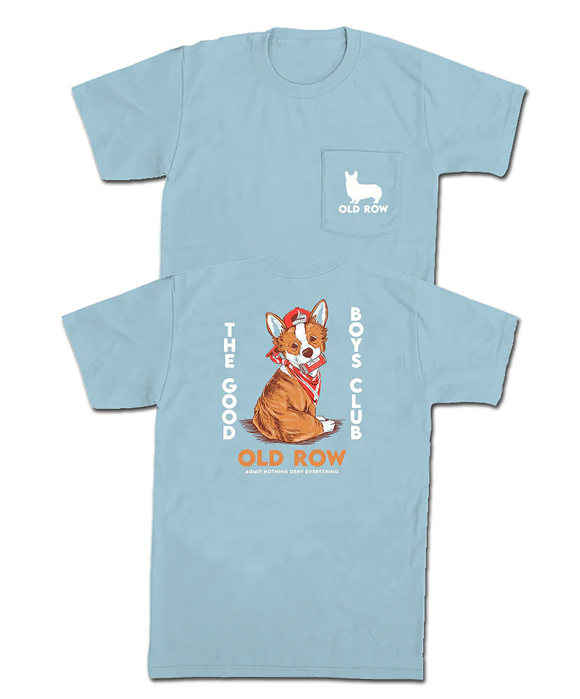 Old Row - The Good Boys Club Corgi Pocket Tee
