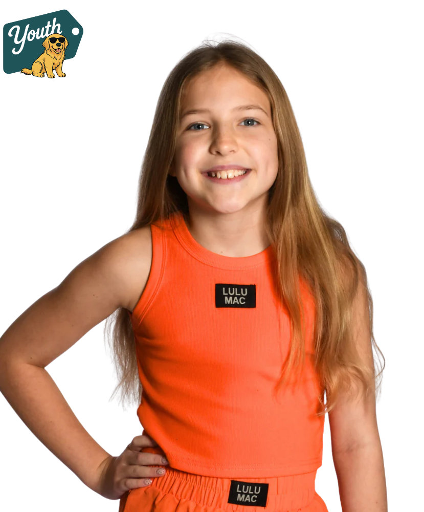 LULU MAC - Girls Solid Tank