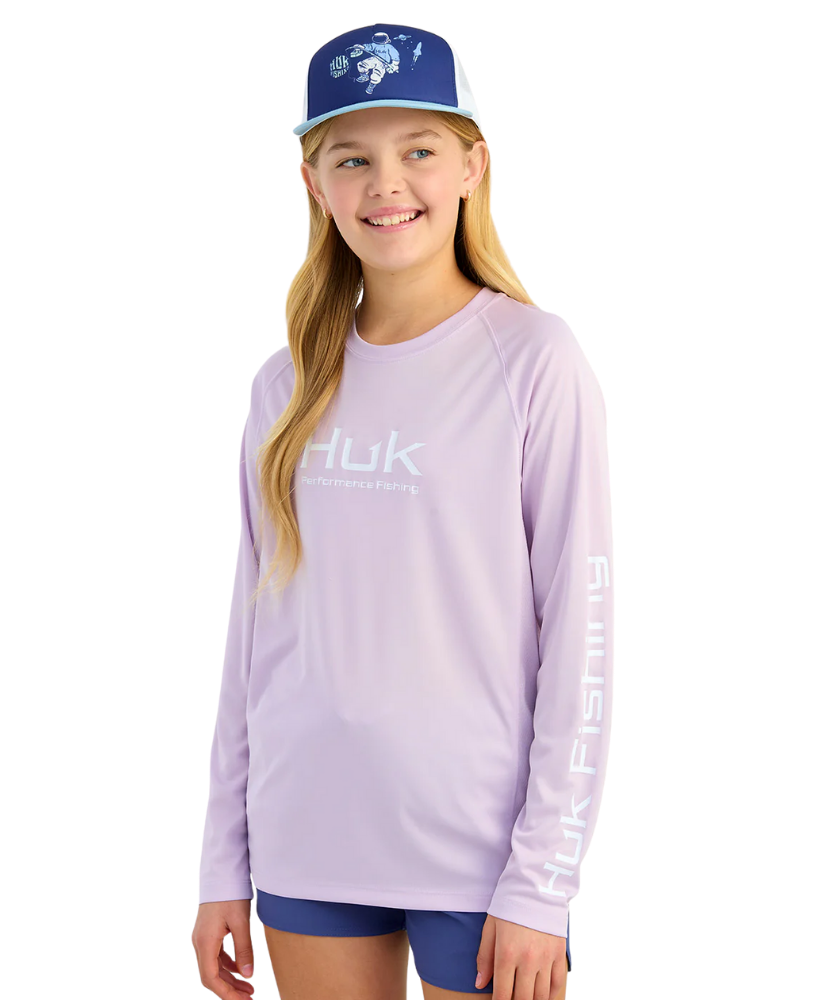 Huk - Kid's Pursuit Solid Performance Shirt LS