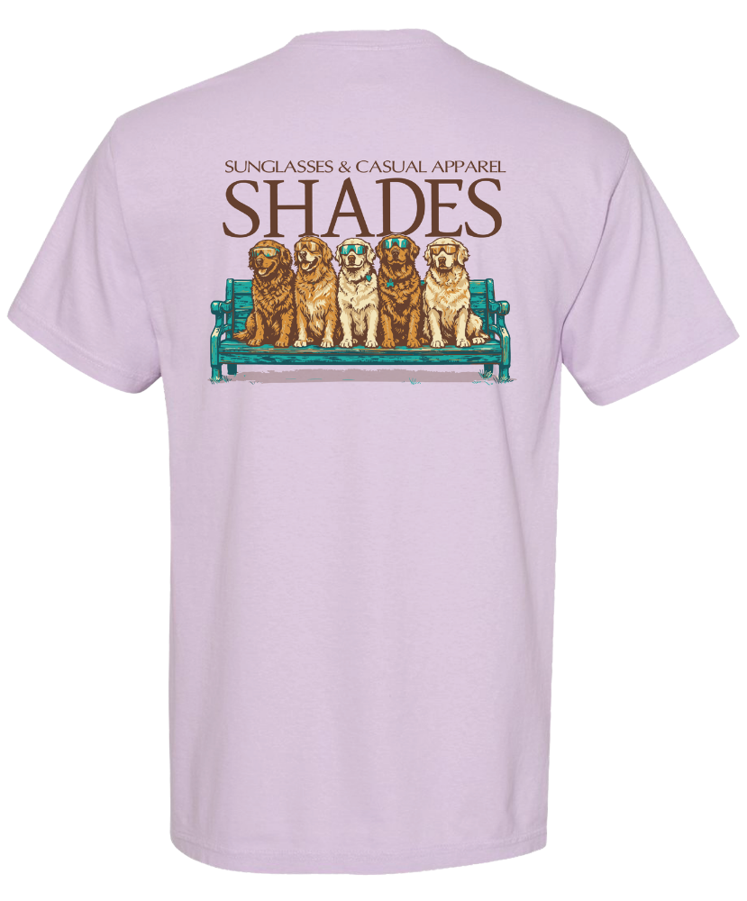 Shades - Dogs On A Bench 2.0 T-Shirt