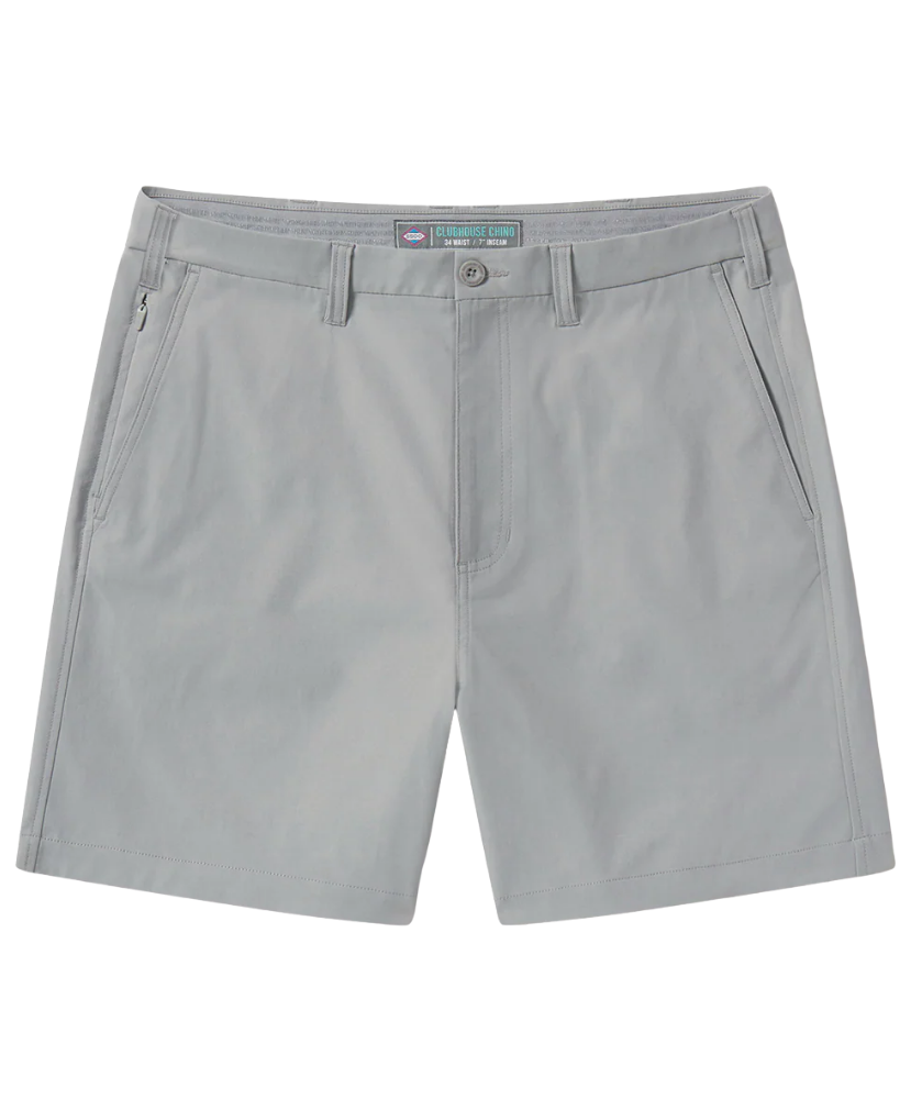 Gray shorts on a white background