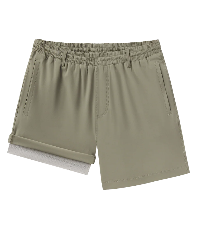 OLIVE Southern Shirt Everyday shorts on a white background