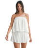Lou Linen Strapless Top and Shorts Set
