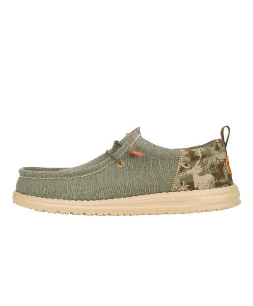 Hey Dude Men\'s Adjustable Strap Sandals Camo Olive Green‎ Casual Size 11/12 Amazon.com: HEYDUDE Boy main image 4